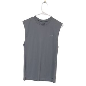 C9 By Champion Men's Sleeveless Athletic Tank Top Shirt Duo Dry Workout Gray S!